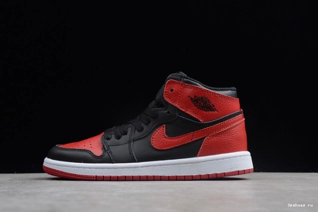 Jordan 1 Bred Kids Banned Red  OG Air 555088 Retro Black 001 High 0823